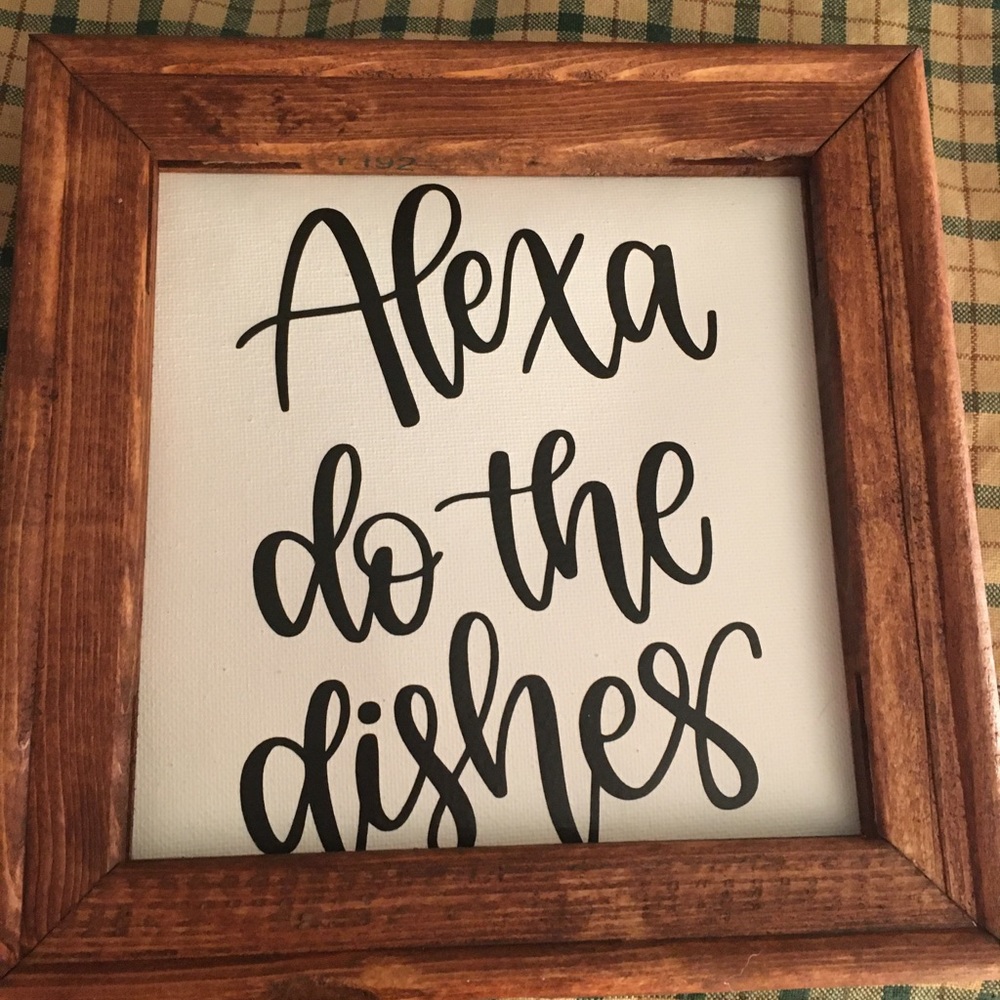 reverse framed canvas